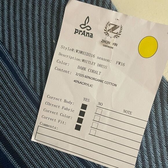 prAna Women's Whitley Sweater Dress Small S NWT - Picture 6 of 6